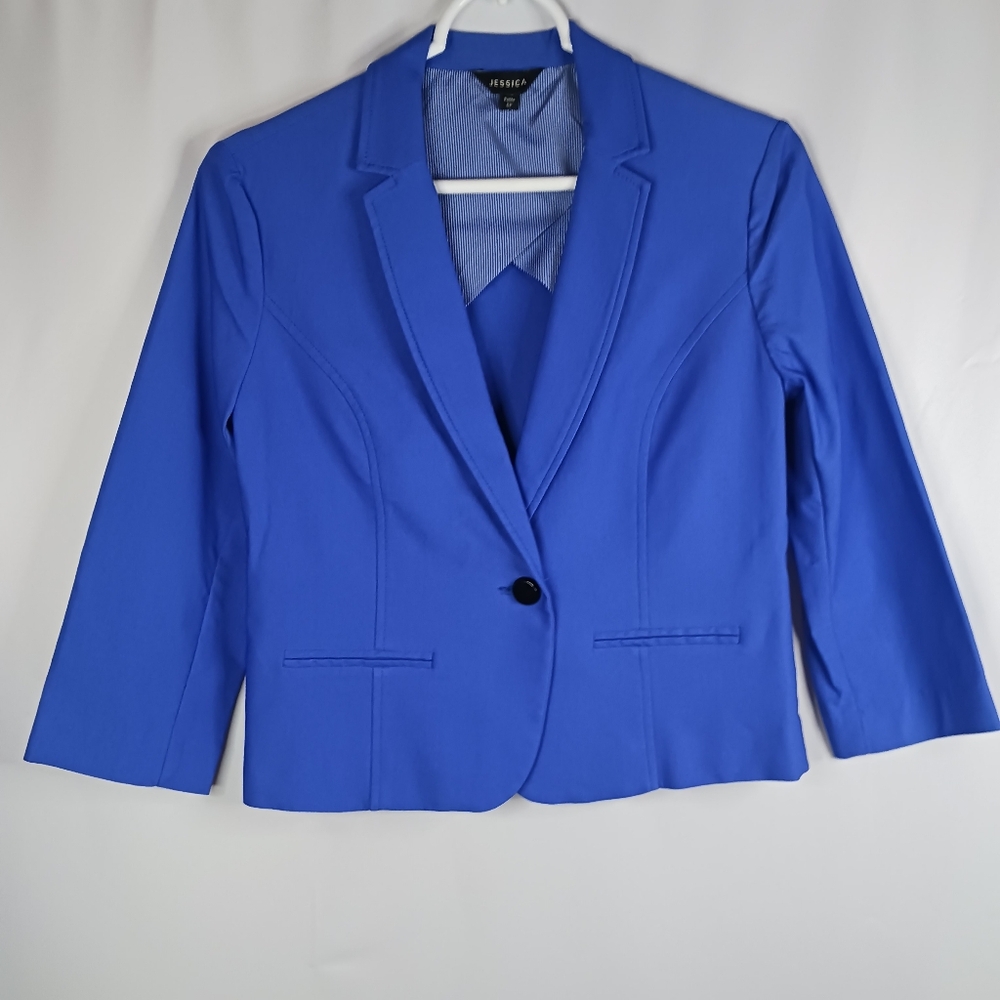 Jessica Bright Blue Blazer.